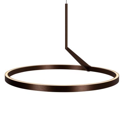 Lucide APPLAUSE - Pendant light - Ø 60 cm - LED Dim. - CCT - 1x32W 2700K/4000K - Hand Wave Sensor - Coffee - Premium